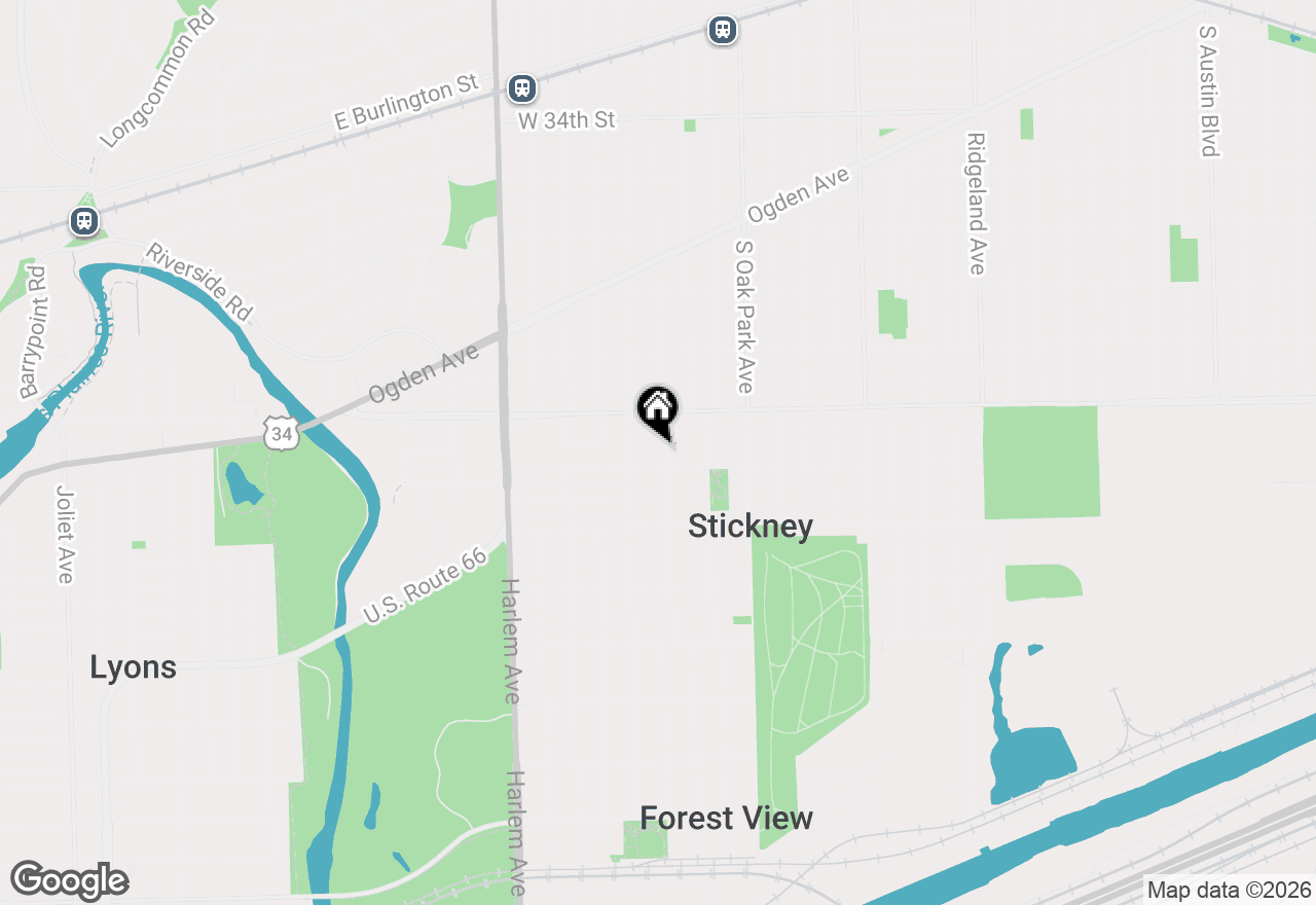 Map of 3928 Clinton Avenue, Stickney, IL 60402