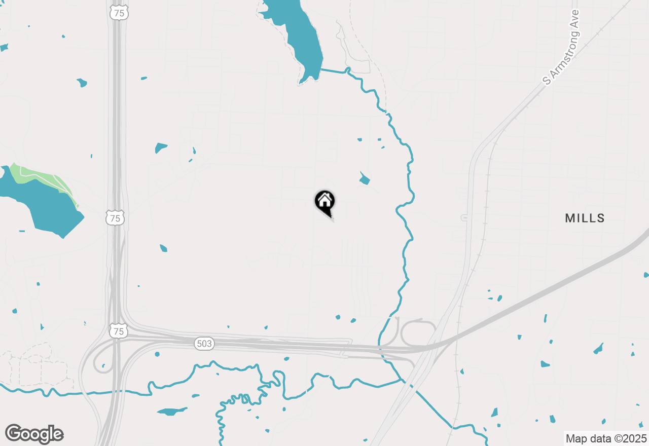 Map of 2110 Park Ridge, Denison, TX 75020