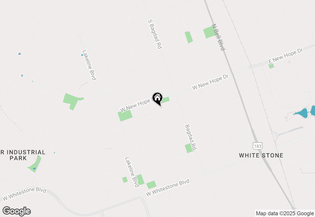 Map of 1906 Woodland Dr, Cedar Park, TX 78613