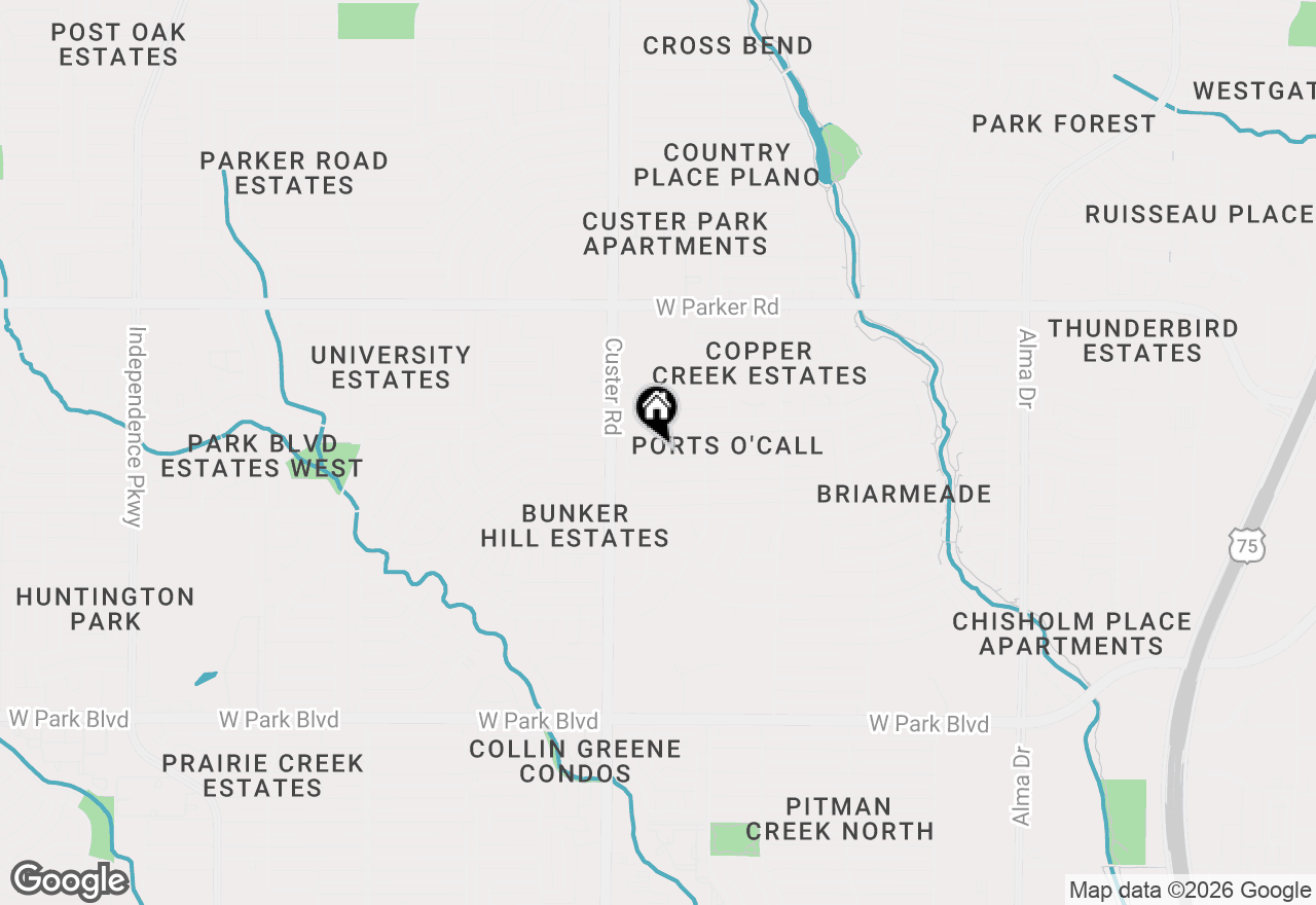 Map of 2004 Tampico Drive, Plano, TX 75075