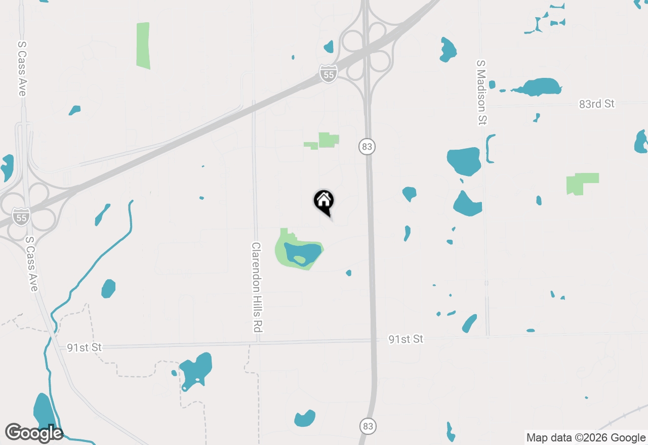 Map of 433 Highland Road, Willowbrook, IL 60527
