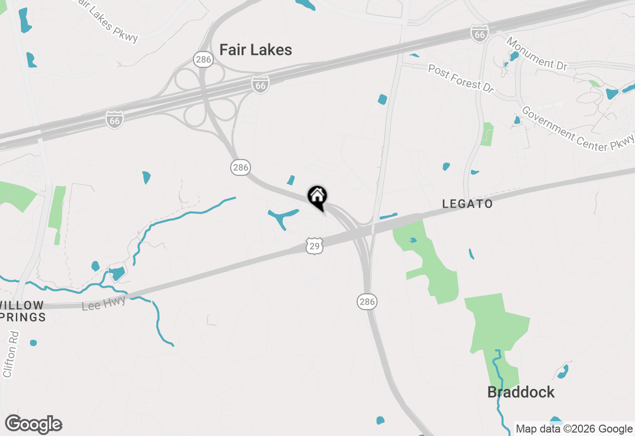 Map of 12638 Heron Ridge Drive, Fairfax, VA 22030