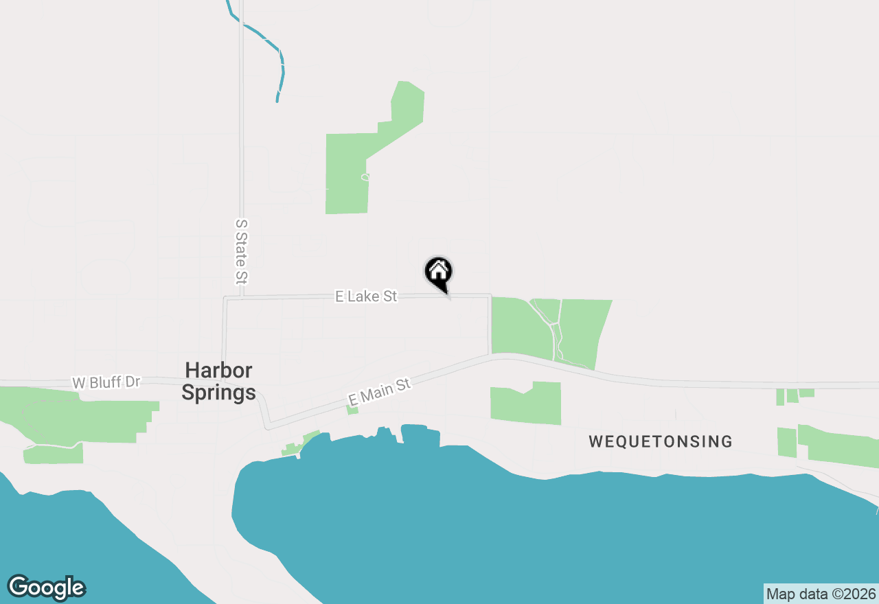 Map of 642 E Lake Street, Harbor Springs, MI 49740