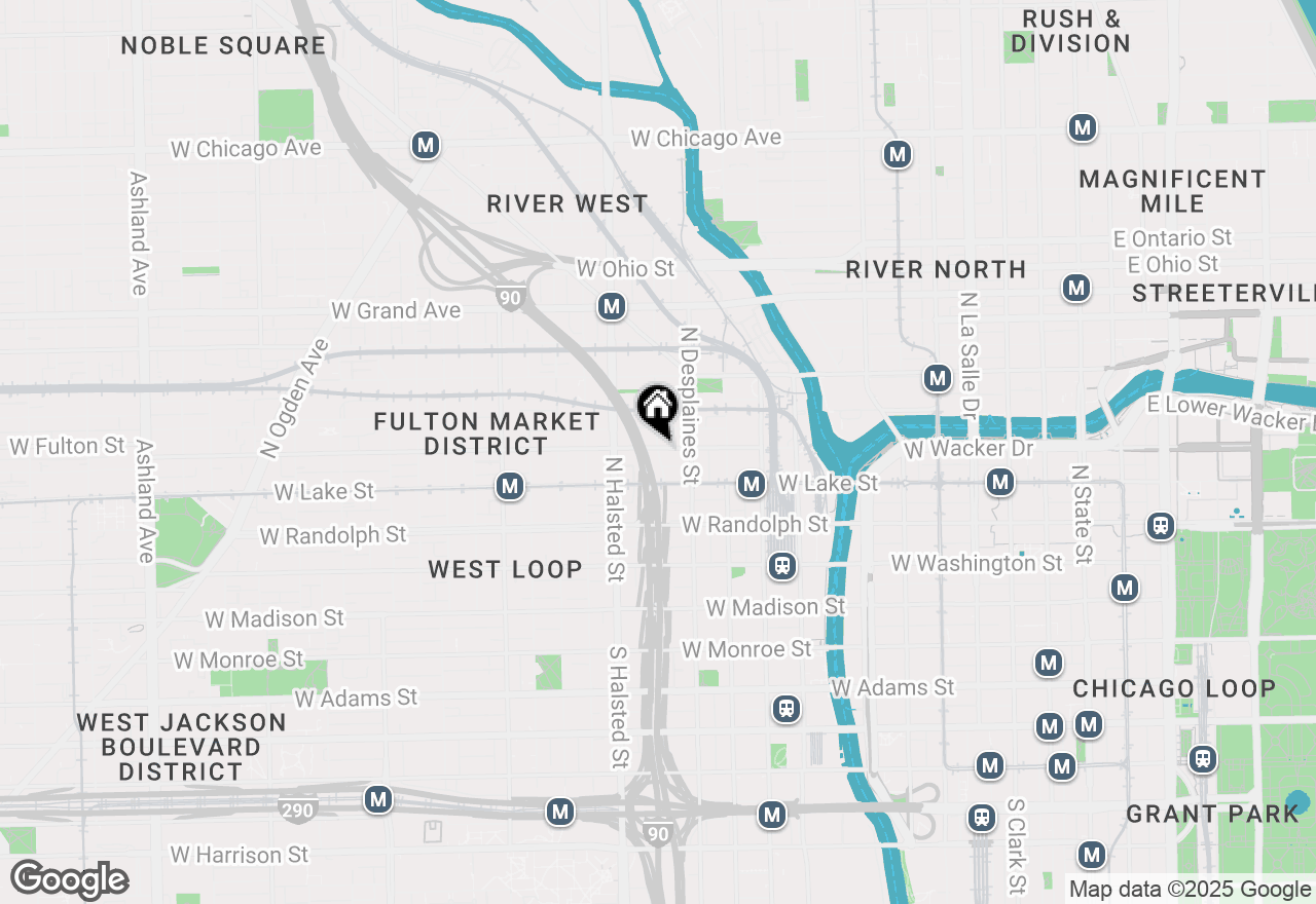 Map of 291 N Union Avenue, Chicago, IL 60661