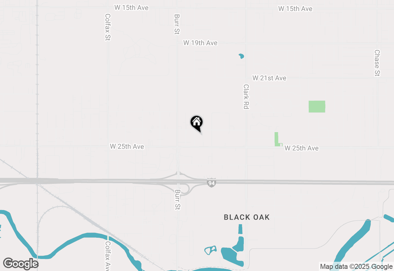 Map of 2415 Hanley Street, Gary, IN 46406