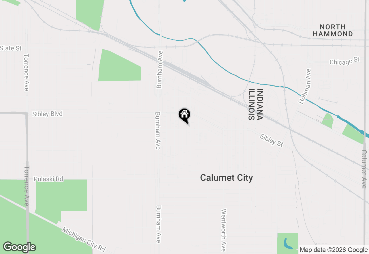 Map of 519 S Gordon Avenue, Calumet City, IL 60409