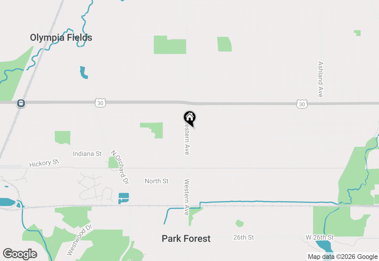 Map of 1521 Western Avenue, Chicago Heights, IL 60411