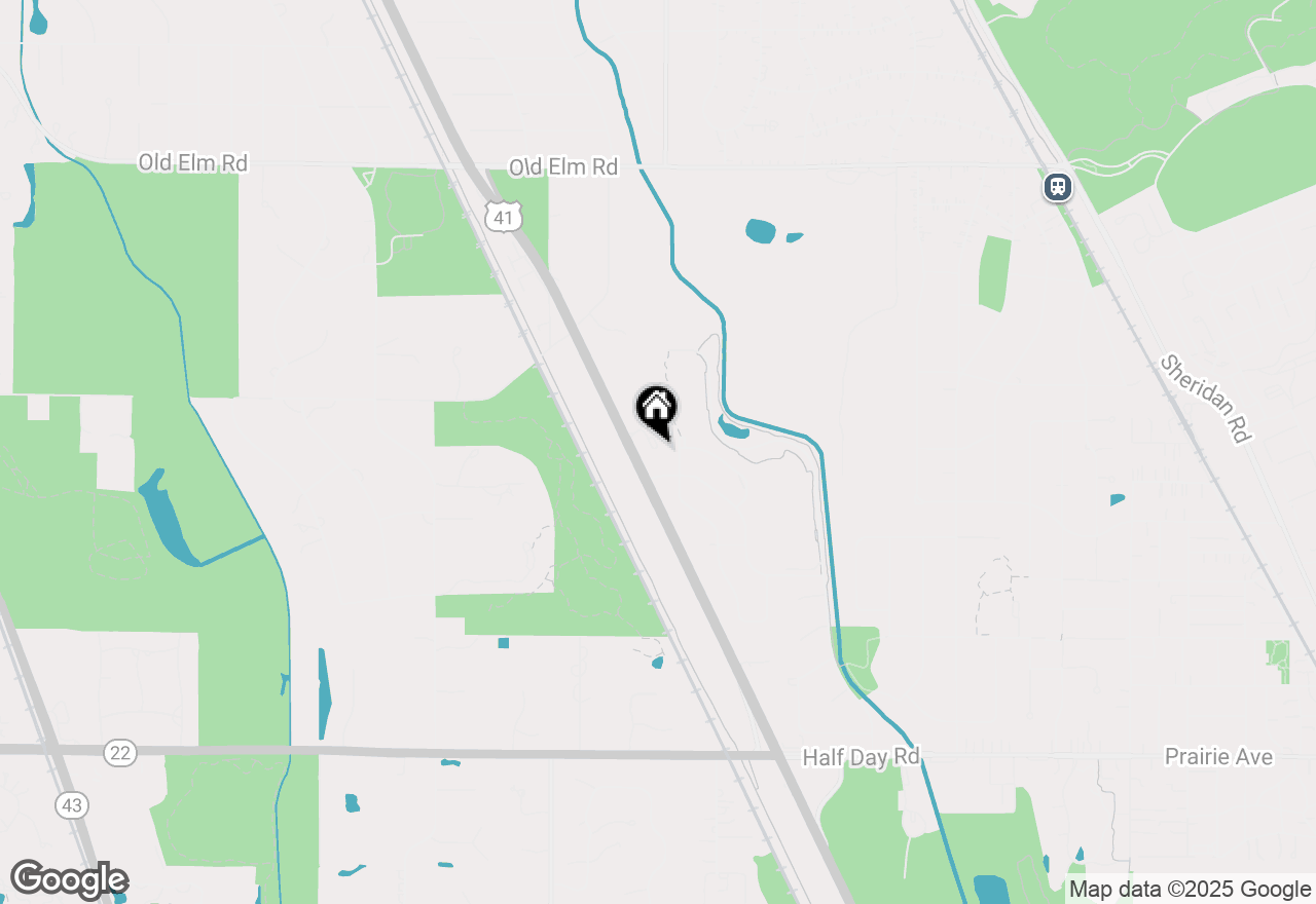 Map of 3120 Cottonwood Court, Highland Park, IL 60035