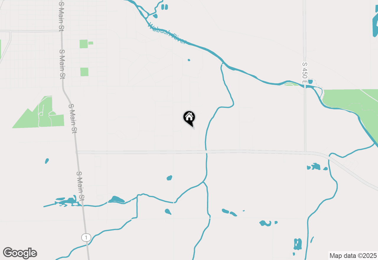 Map of 1438 Ridgewood Lane, Bluffton, IN 46714