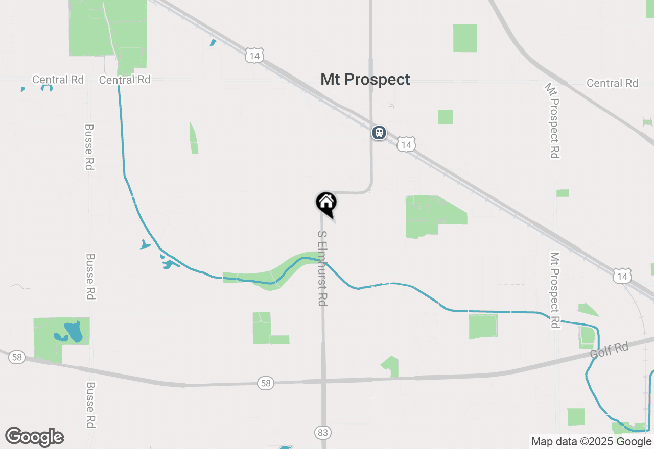 Map of 501 S Elmhurst Road, Mount Prospect, IL 60056