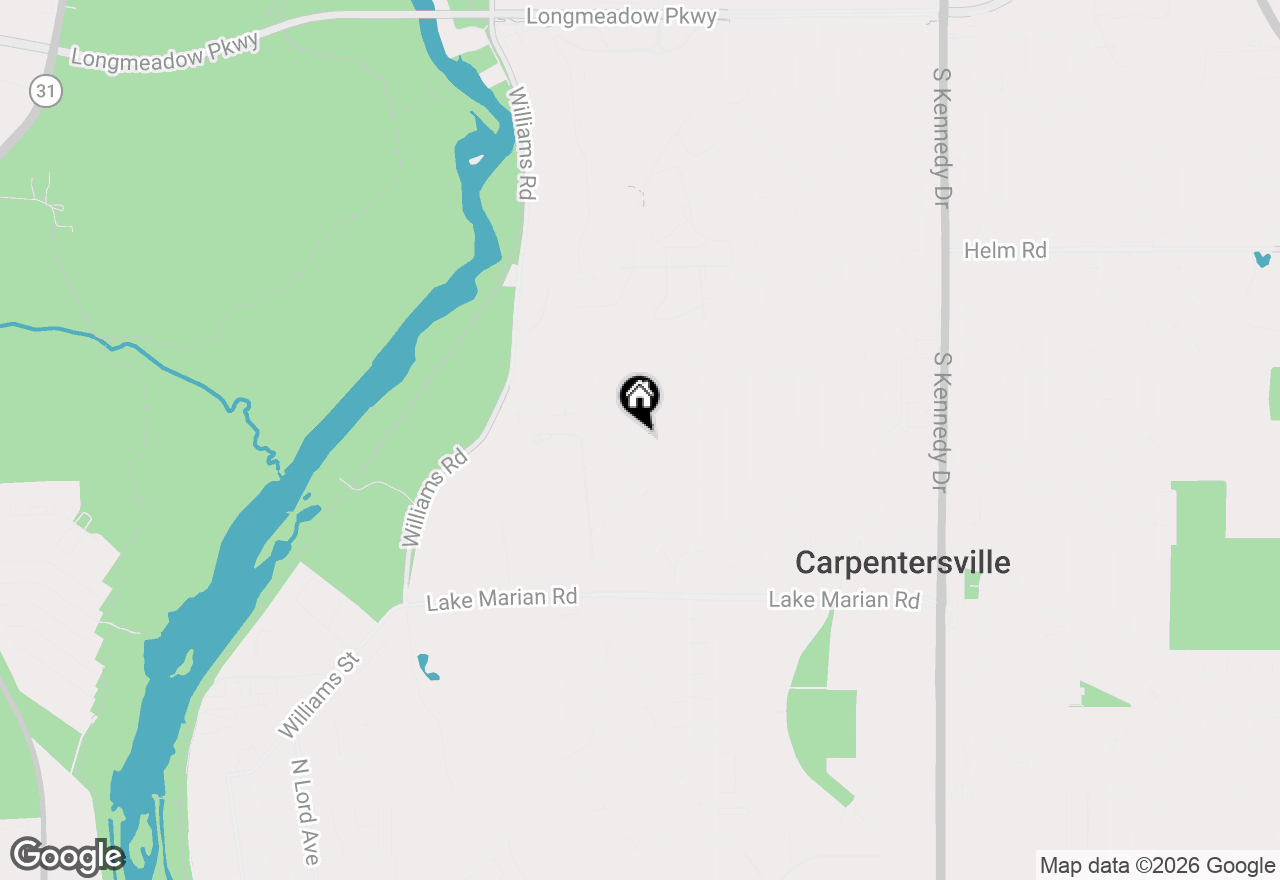 Map of 137 Birchwood Road, Carpentersville, IL 60110