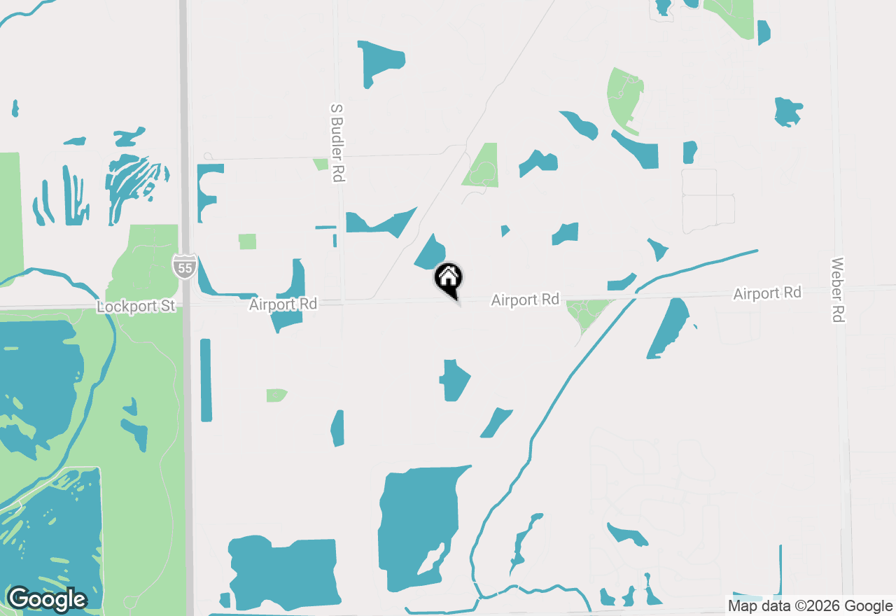 Map of 412 Rachel Circle, Romeoville, IL 60446