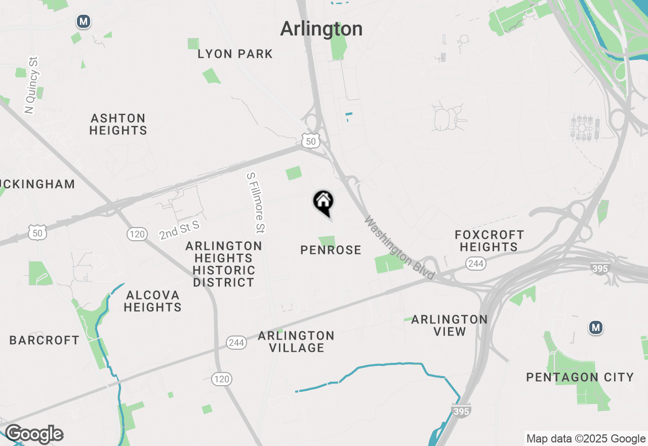 Map of 416 Veitch Street S #102, Arlington, VA 22204