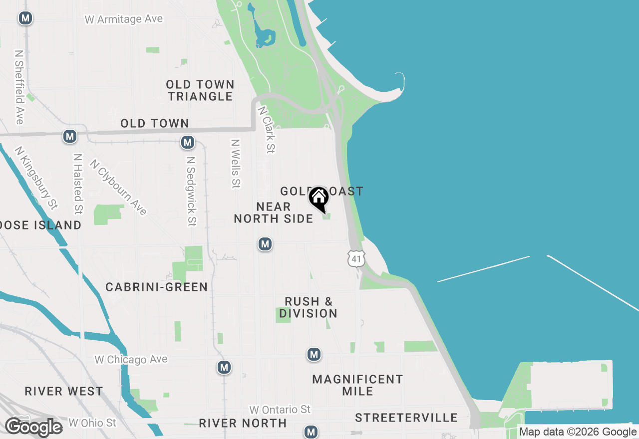 Map of 1246 N Astor Street, Chicago, IL 60610