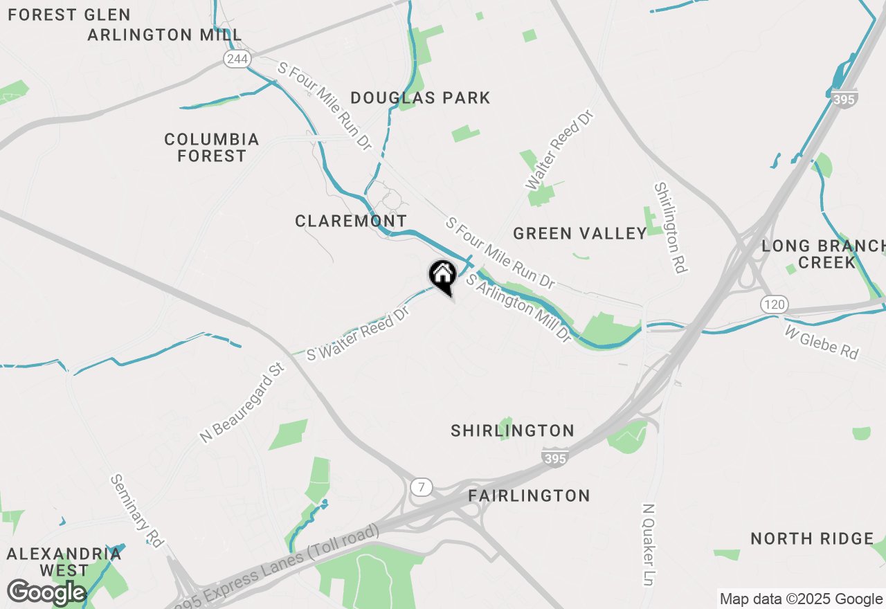 Map of 2823 S Wakefield Street #C, Arlington, VA 22206