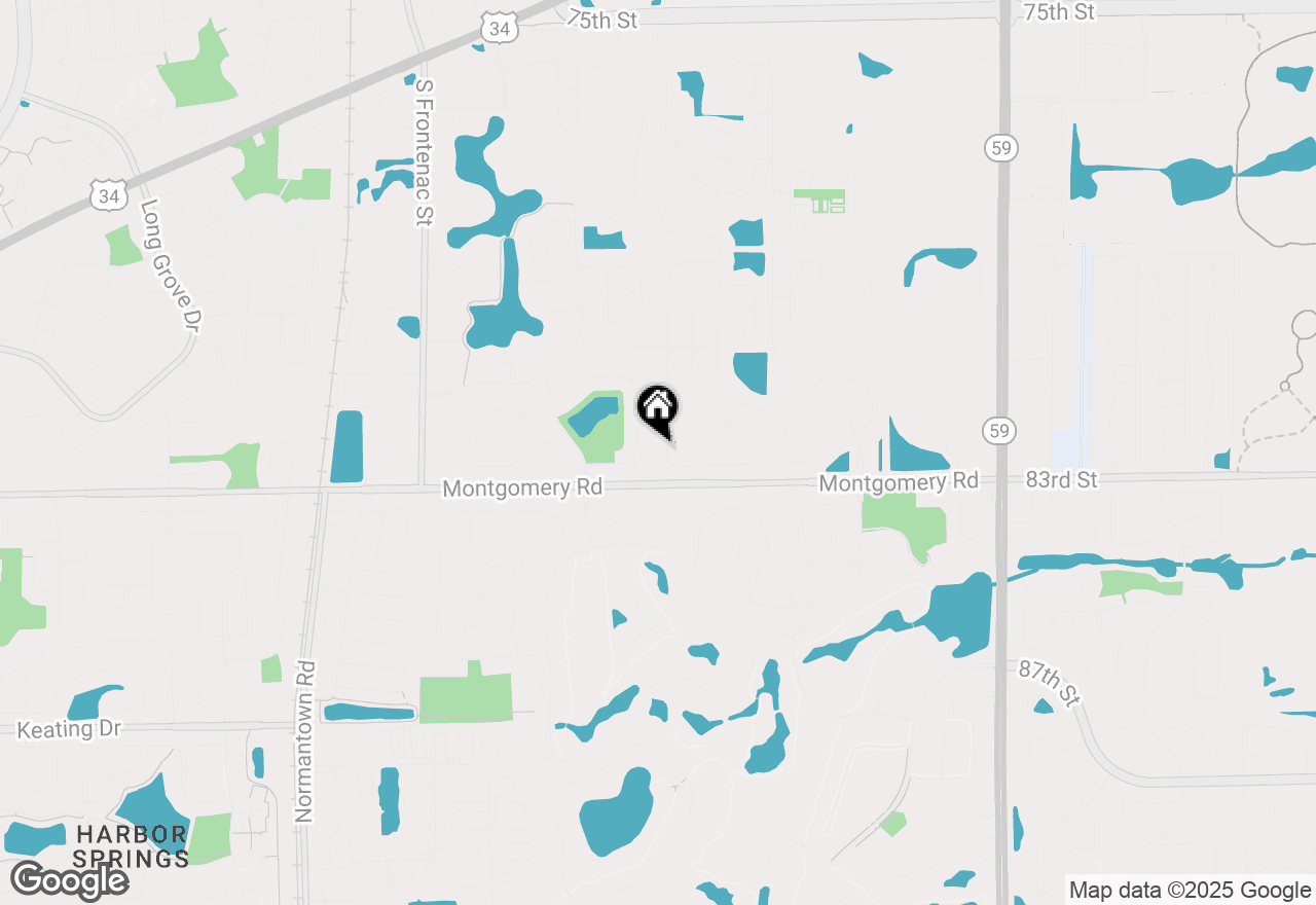 Map of 1348 Amaranth Drive, Naperville, IL 60564