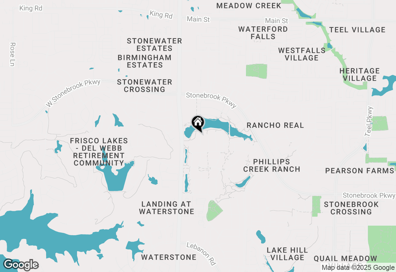 Map of 7281 Revard Road, Frisco, TX 75036