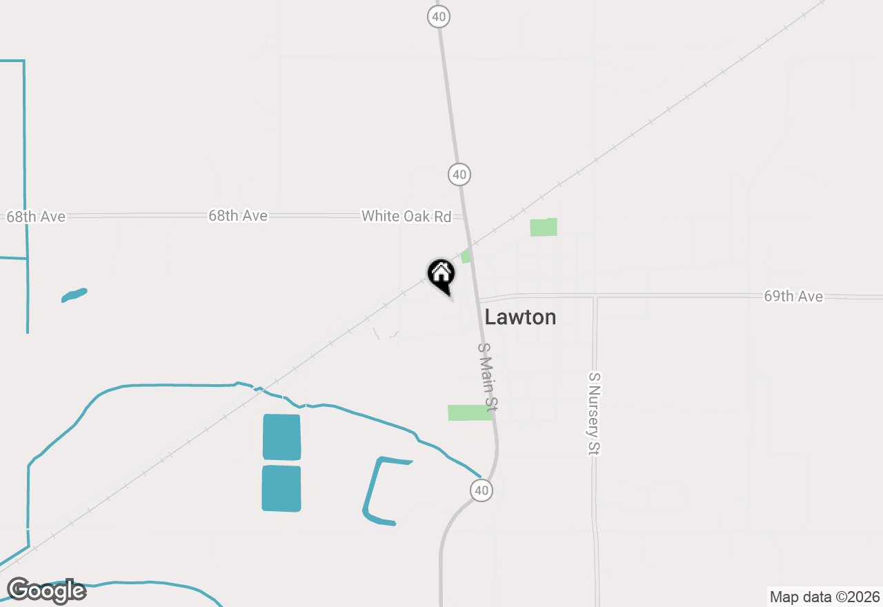 Map of 229 Union Street, Lawton, MI 49065