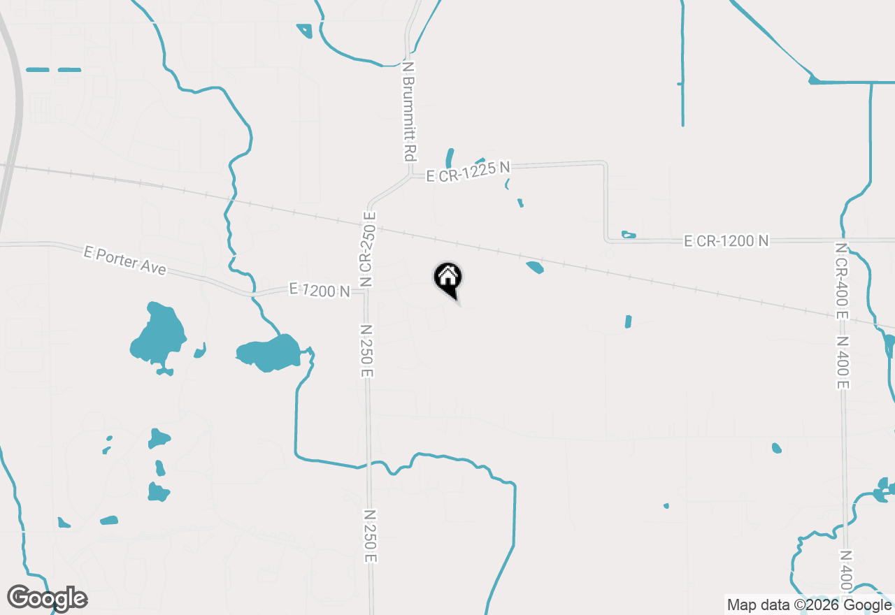 Map of 840 Idlewild Lane, Chesterton, IN 46304