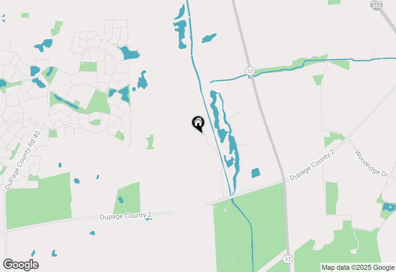 Map of 6524 Greene Road, Woodridge, IL 60517