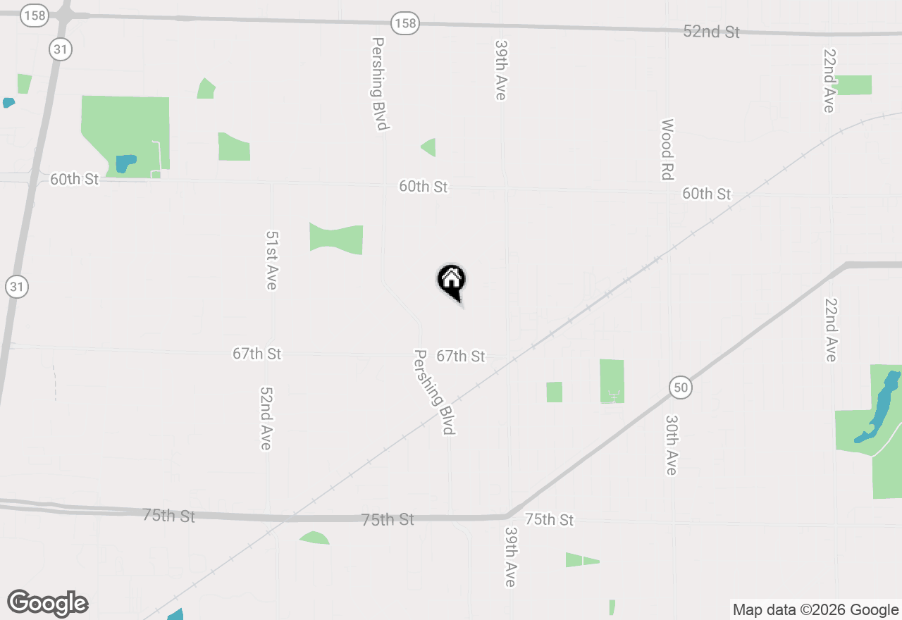 Map of 6502 43rd Ave, Kenosha, WI 53142