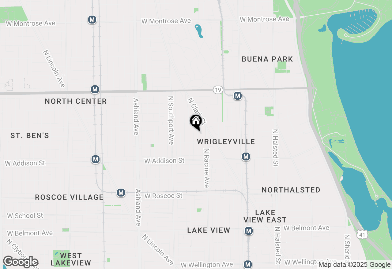 Map of 3728 N Magnolia Avenue #3, Chicago, IL 60613