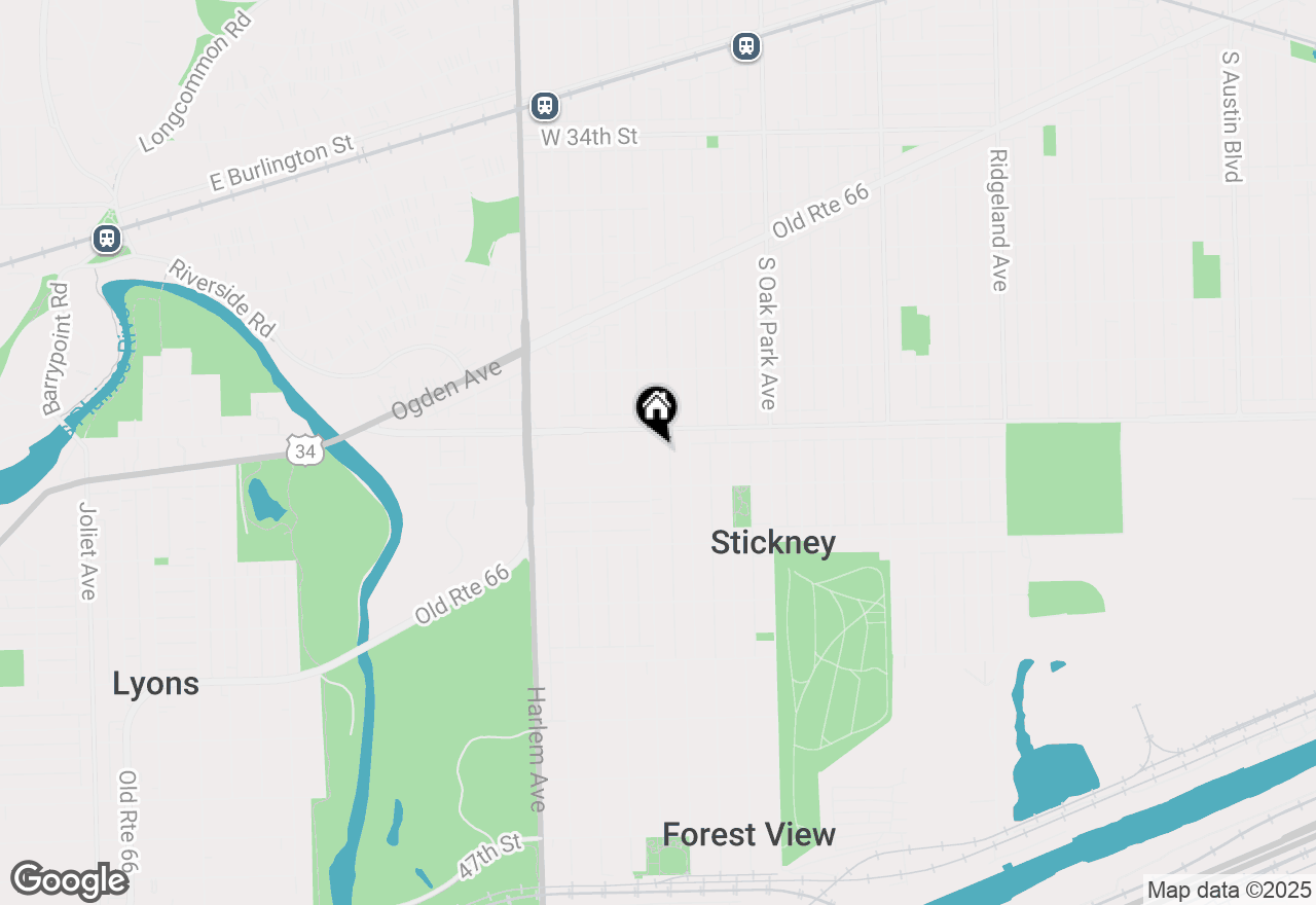 Map of 3917 Home Avenue, Stickney, IL 60402