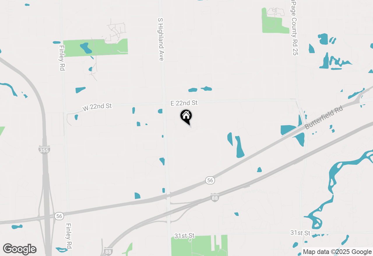 Map of 350 Summit Circle, Lombard, IL 60148