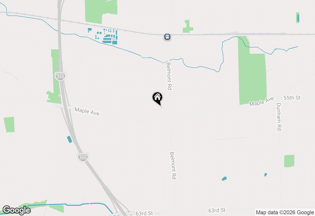 Map of 2255 Durand Drive, Downers Grove, IL 60515
