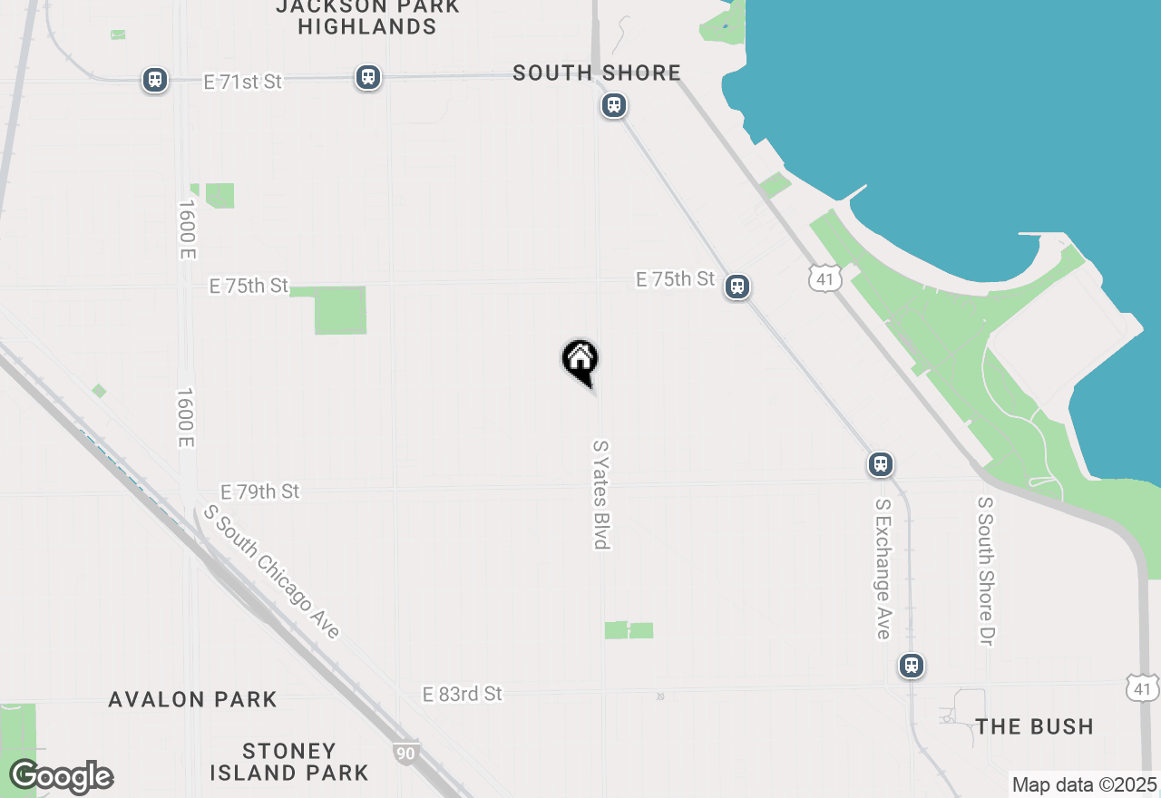 Map of 7715 S Oglesby Avenue, Chicago, IL 60649