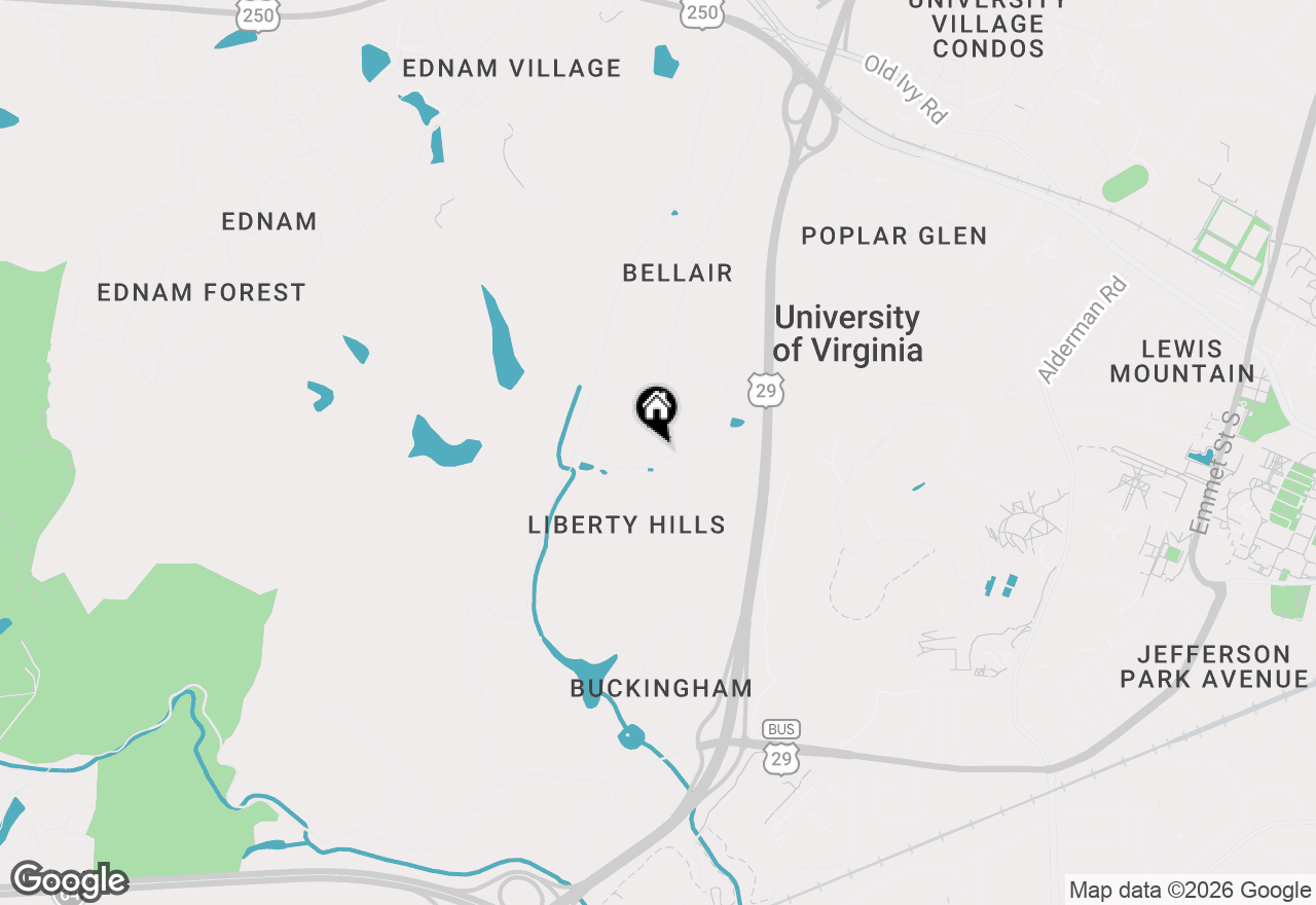 Map of 42 Old Farm Rd, Charlottesville, VA 22903