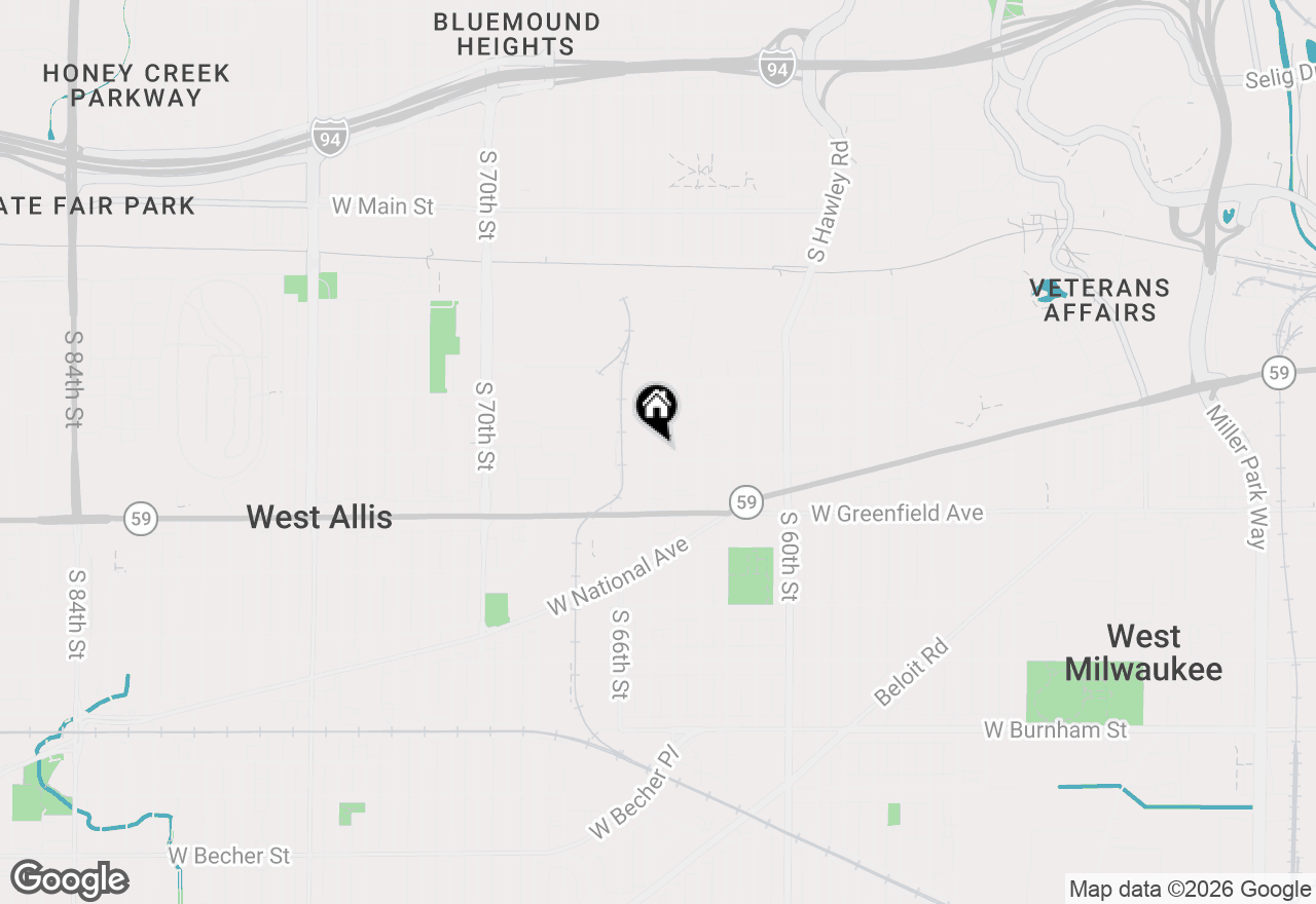 Map of 1220 S 65th St, West Allis, WI 53214