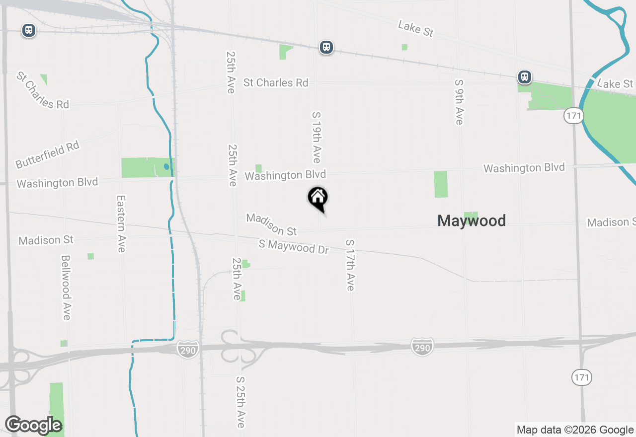 Map of 26 S 19th Avenue, Maywood, IL 60153