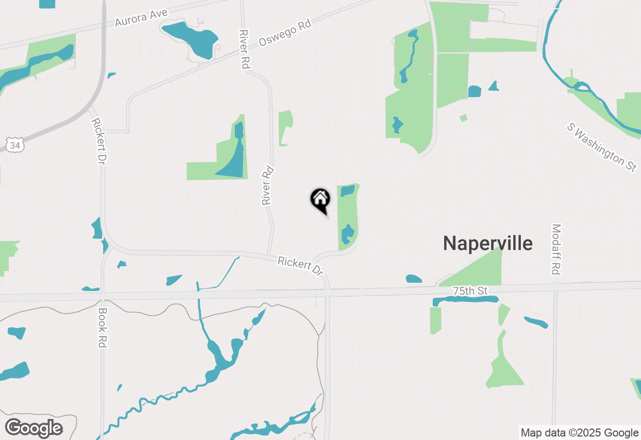 Map of 960 Heathrow Lane, Naperville, IL 60540