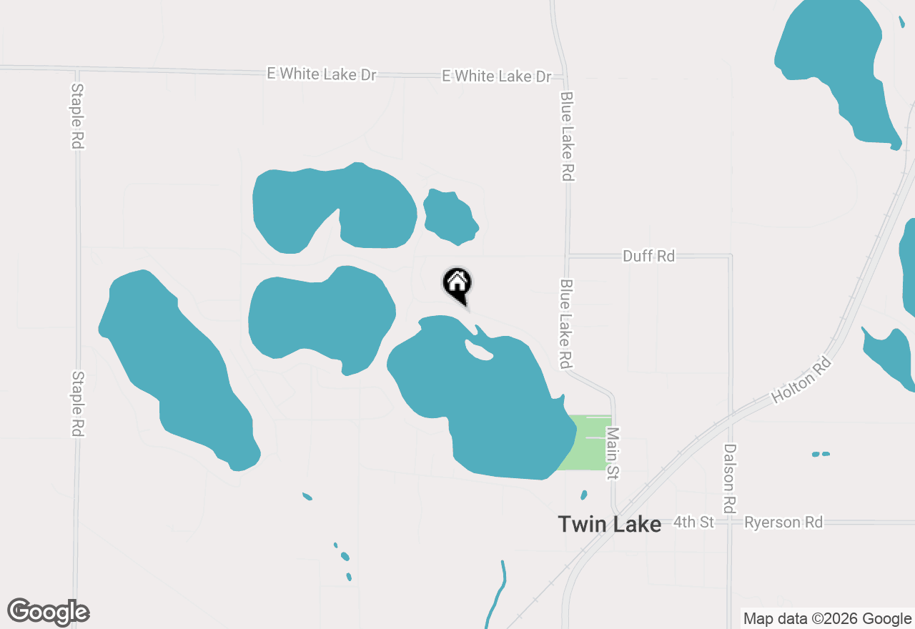 Map of 2791 Lakeshore Road, Twin Lake, MI 49457