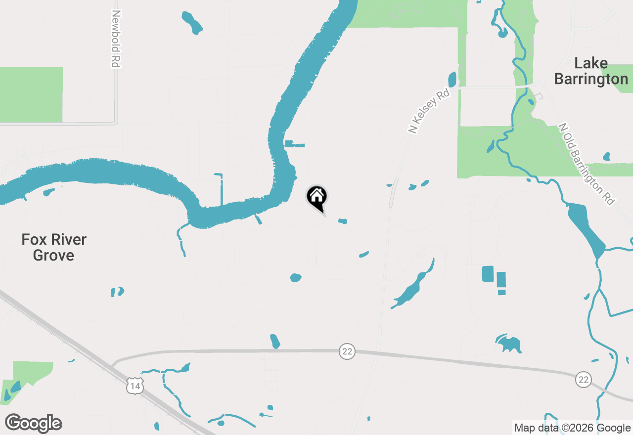 Map of 28616 W Park Drive, Barrington, IL 60010