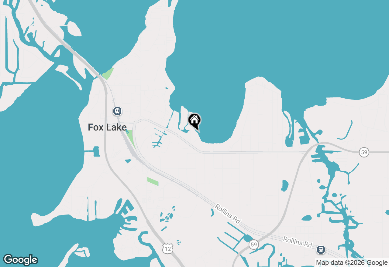Map of 9 Lakeside Lane, Fox Lake, IL 60020