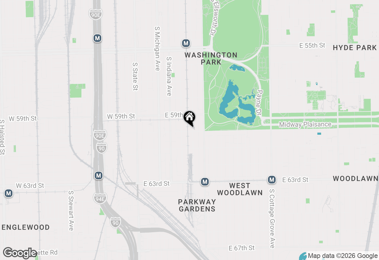 Map of 322 E 60th Street, Chicago, IL 60637