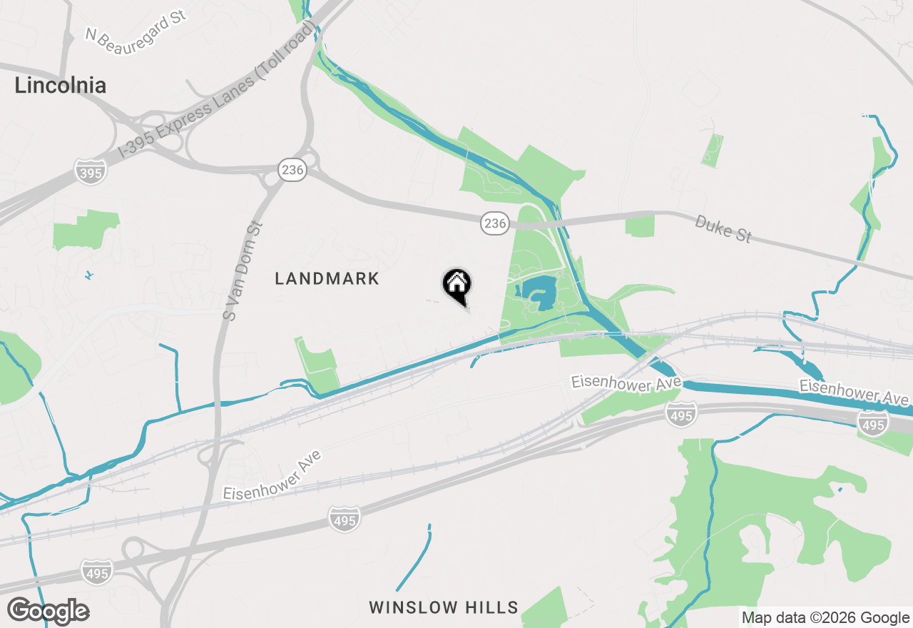 Map of 257 Cameron Station Boulevard, Alexandria, VA 22304