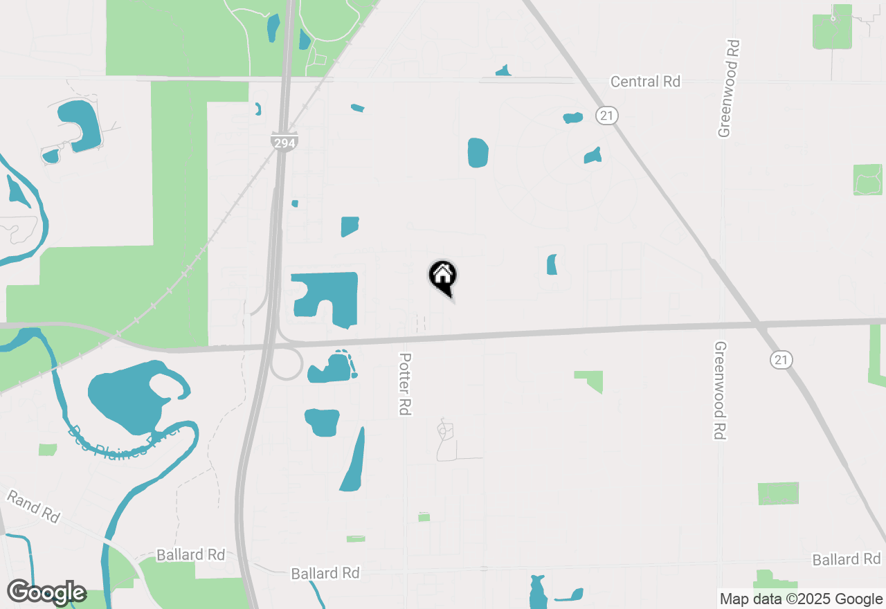 Map of 9724 Bianco Terrace #A, Des Plaines, IL 60016