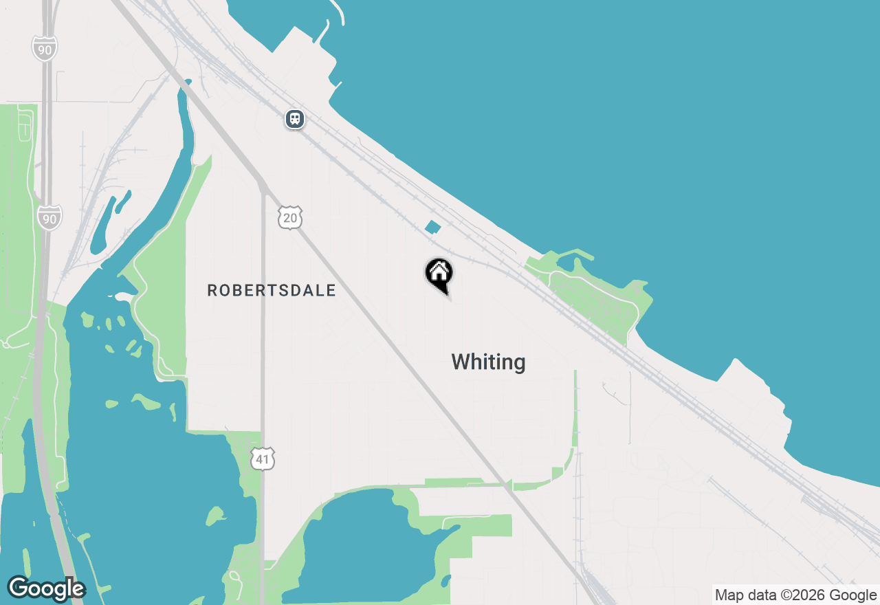 Map of 1711 Central Avenue, Whiting, IN 46394