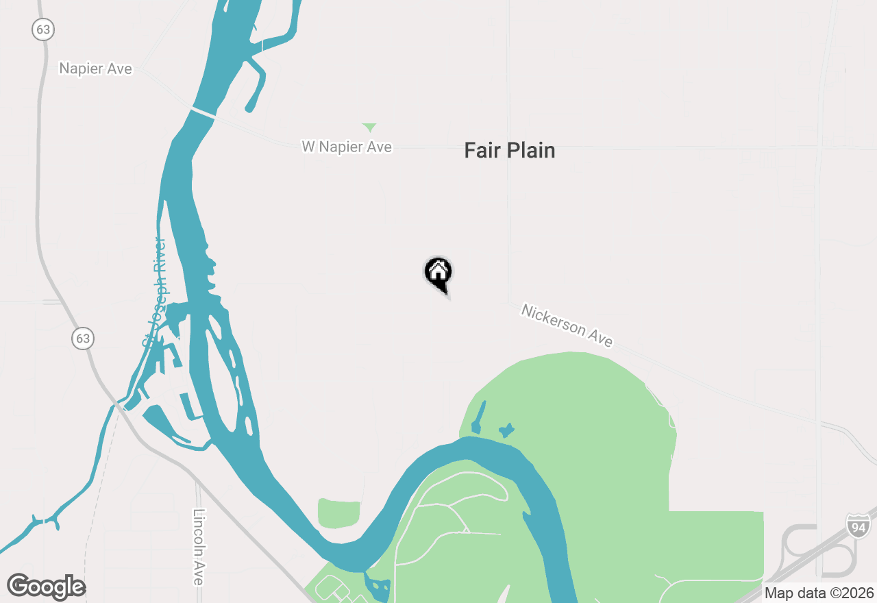 Map of 2099 Russell Road, Benton Harbor, MI 49022