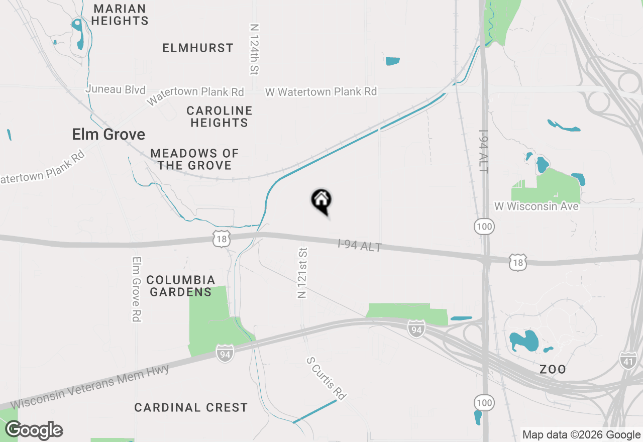 Map of 601 N 119 St, Wauwatosa, WI 53226