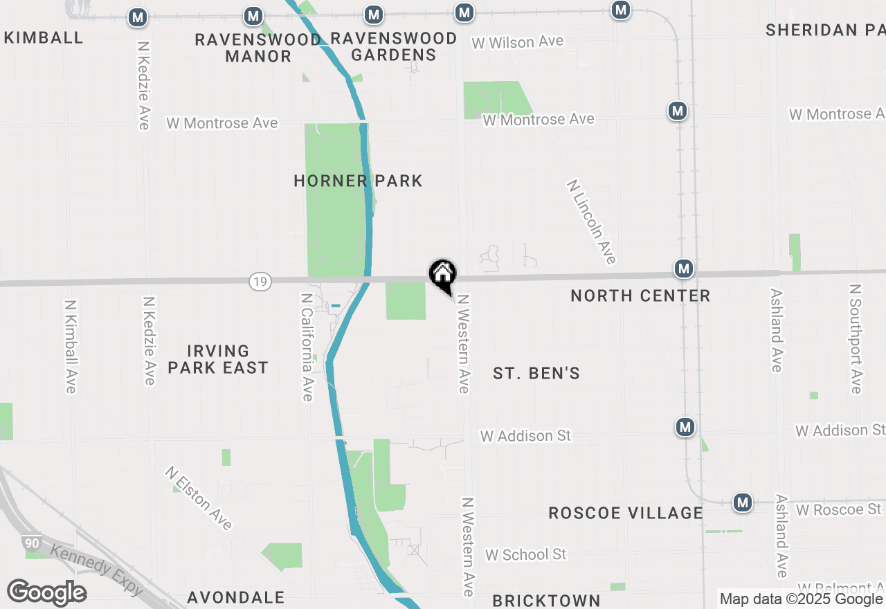 Map of 2433 W Dakin Street, Chicago, IL 60618