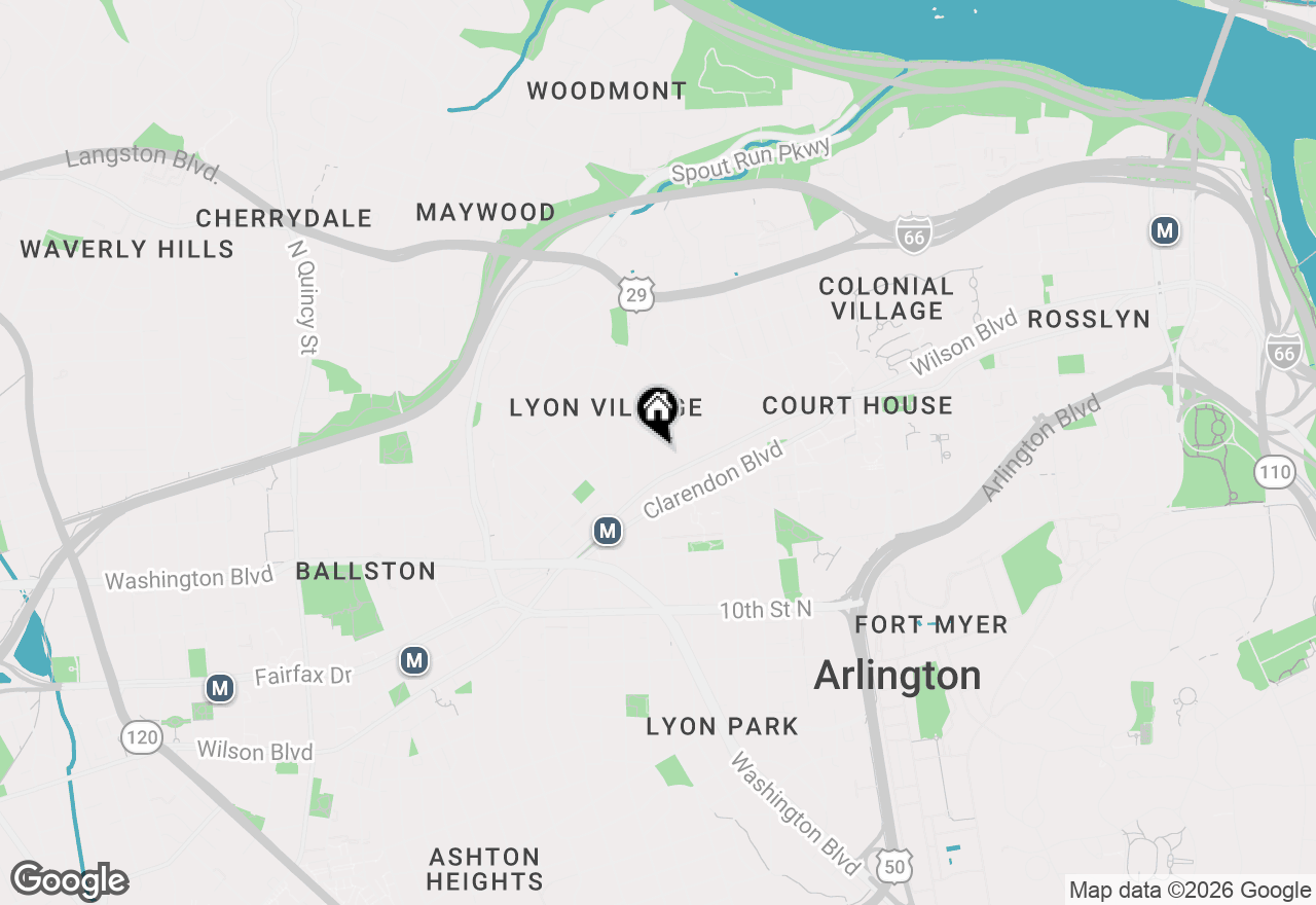 Map of 1431 N Fillmore Street, Arlington, VA 22201