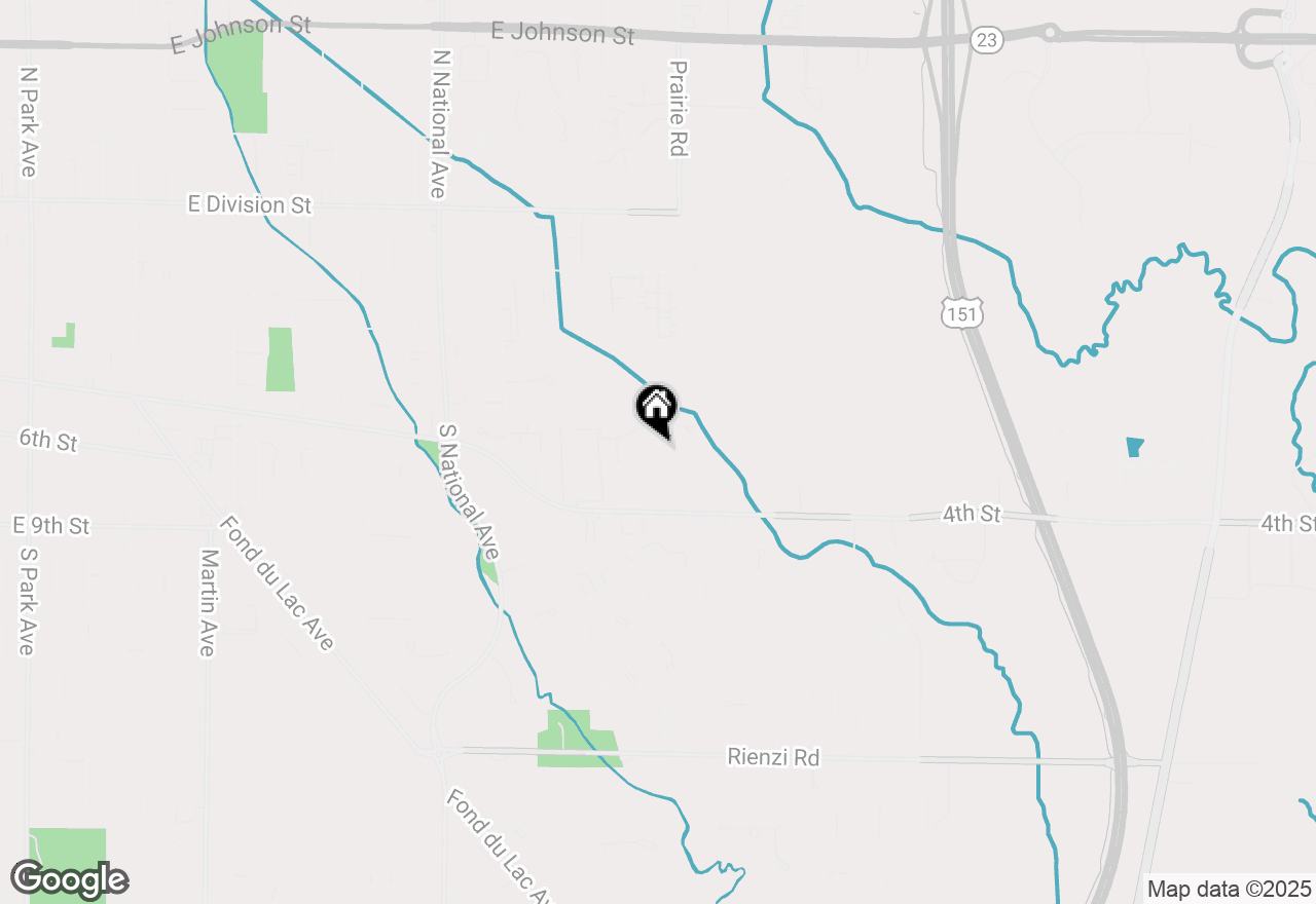 Map of 1001 Bluehill Ave, Fond Du Lac, WI 54935