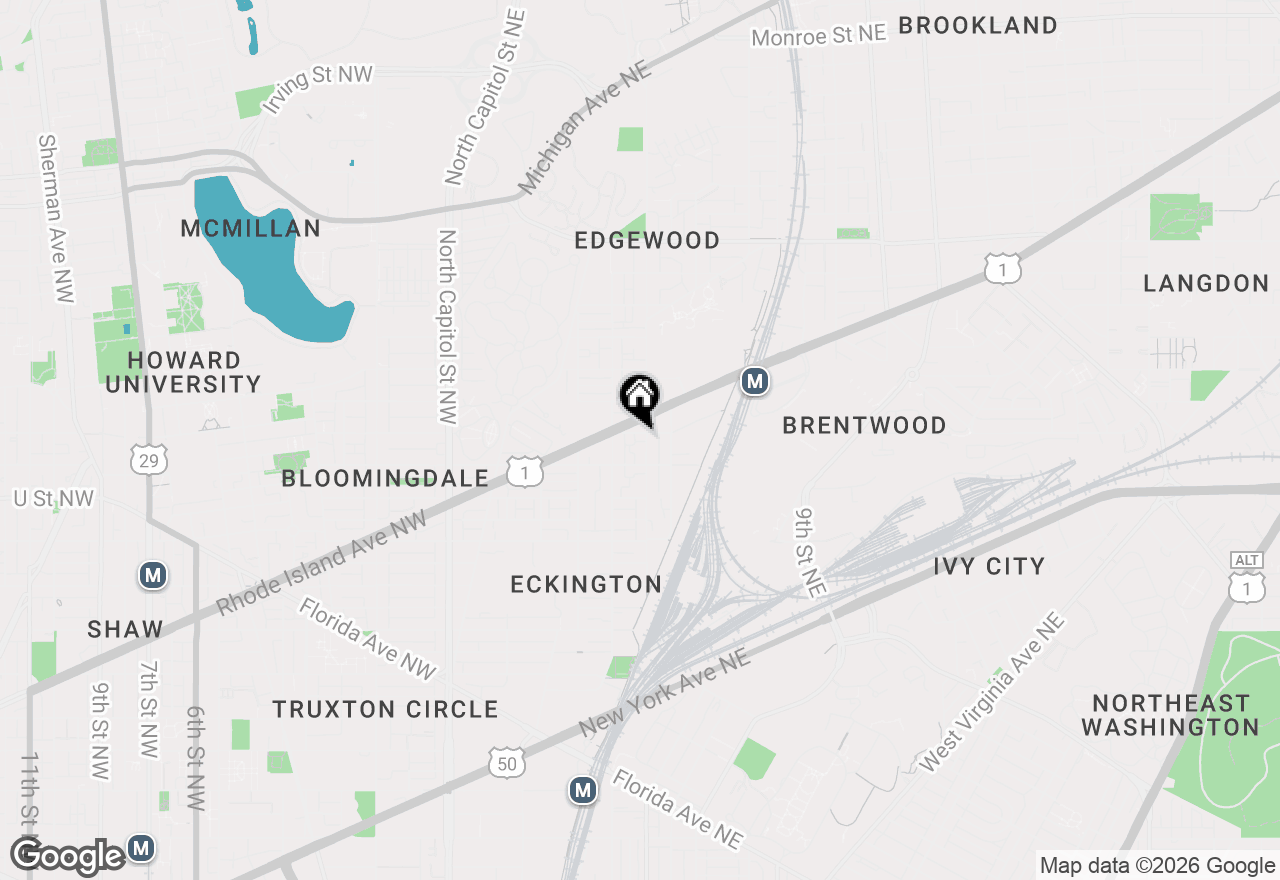 Map of 331 W Street Ne, Washington, DC 20002