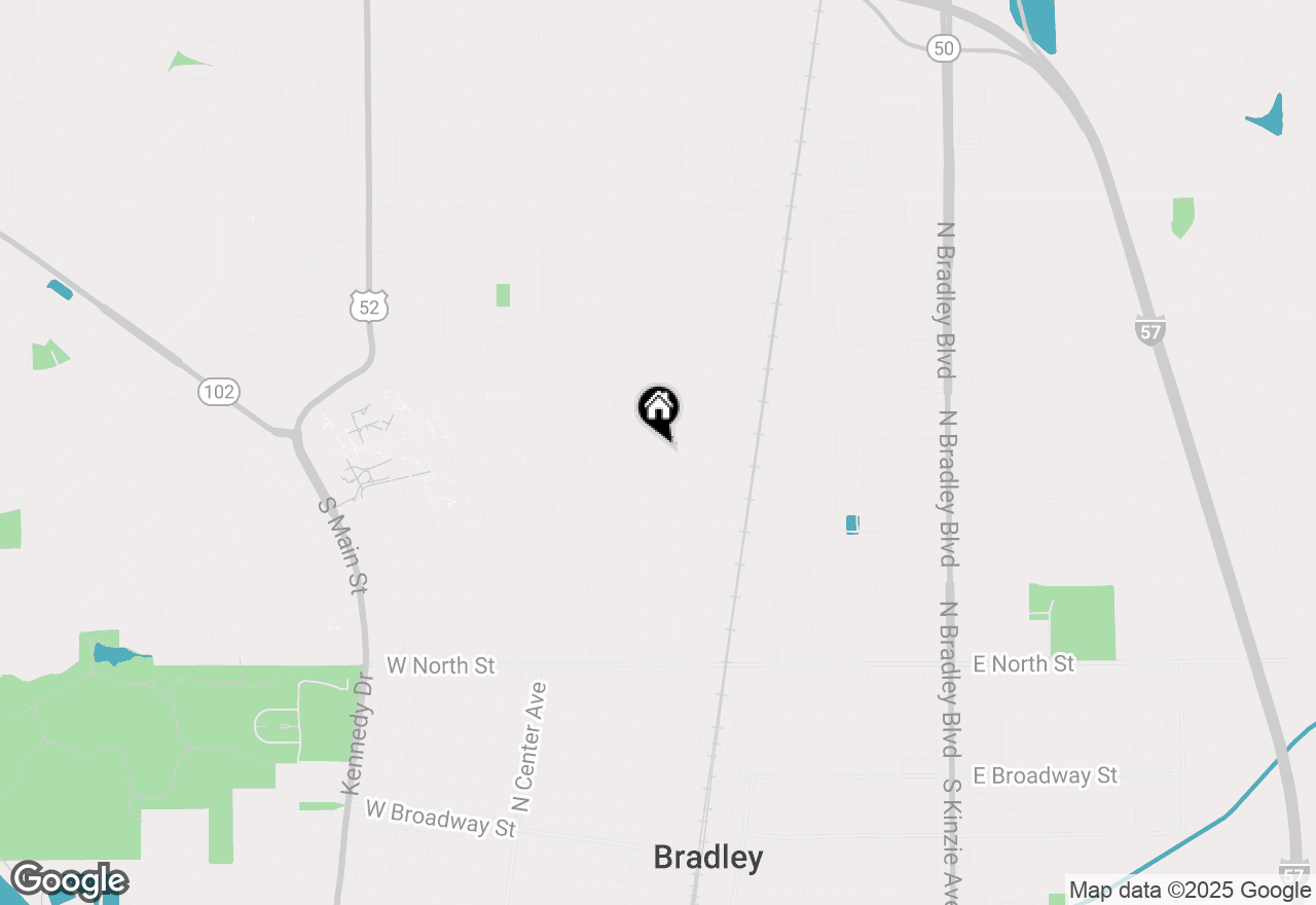 Map of 240 Pfitzer Drive, Bradley, IL 60915