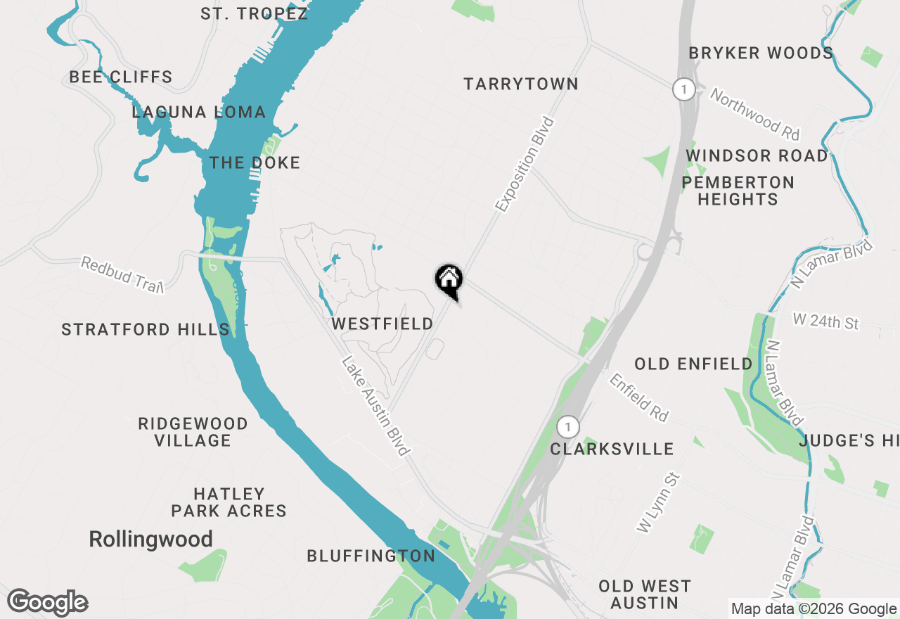 Map of 1311 Exposition Blvd #12, Austin, TX 78703