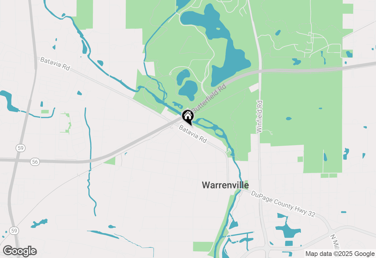 Map of 28w520 Batavia Road, Warrenville, IL 60555